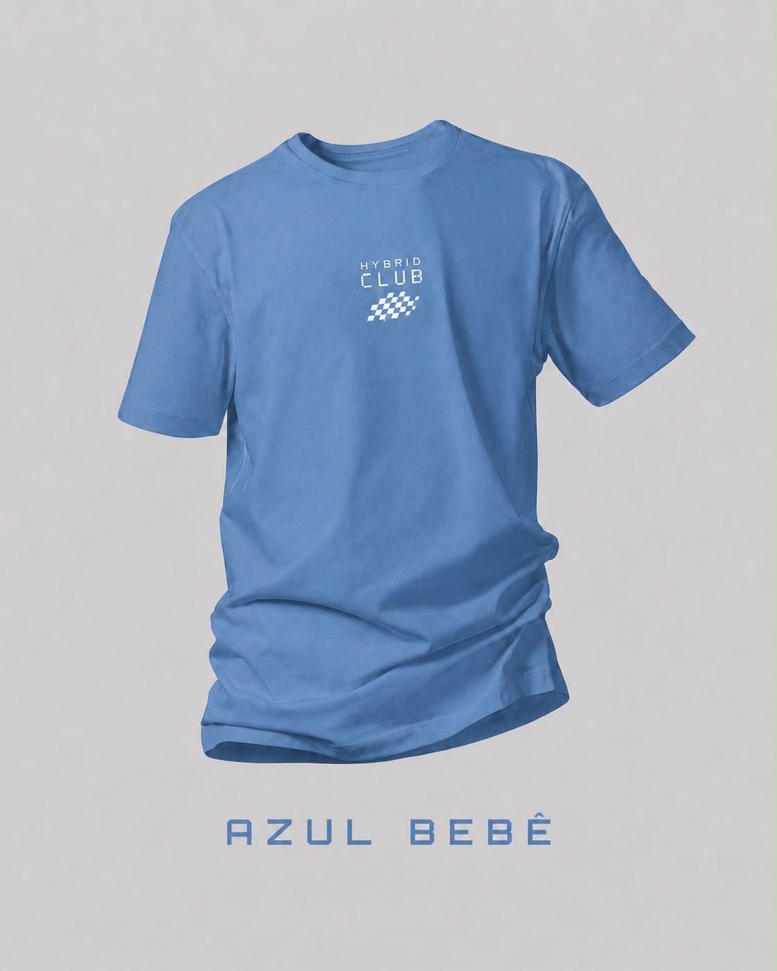 Camisa Hybrid Club — Azul Bebê